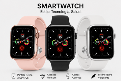 RELOJ INTELIGENTE SMARTWATCH T500 DOBLE