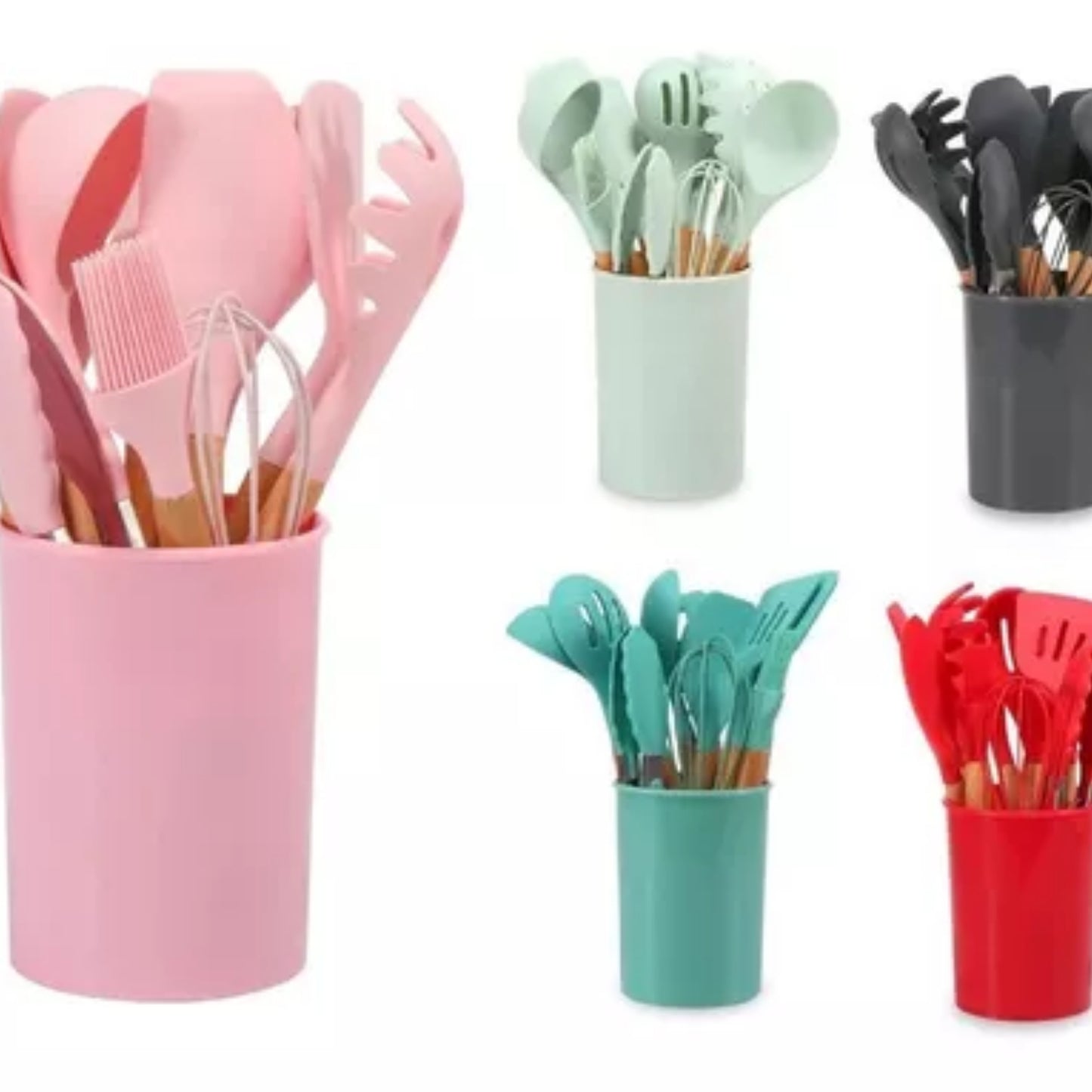 SET UTENSILIOS EN SILICONA X12