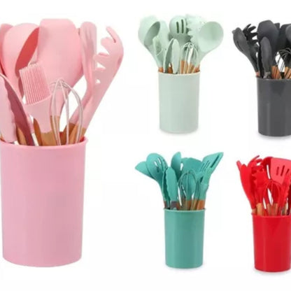 SET UTENSILIOS EN SILICONA X12